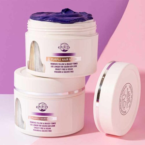 Purple Hair Mask Eliminates Brassy Yellow tones (1)