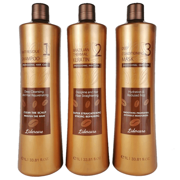 Champô de queratina com proteína brasileira para salão de beleza profissional