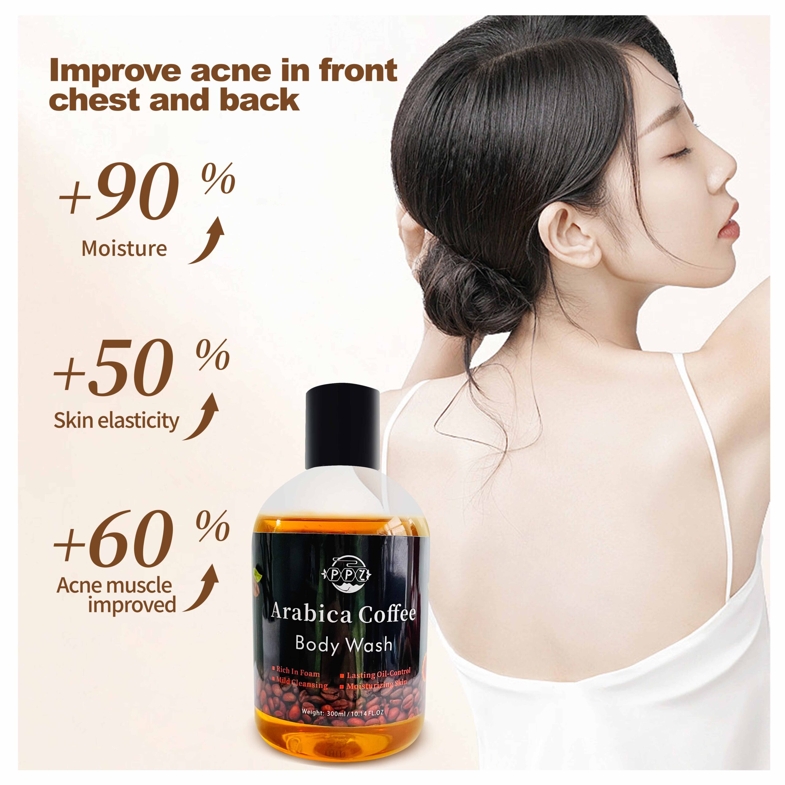 300ml Organic Coffee Shower Gel (2)