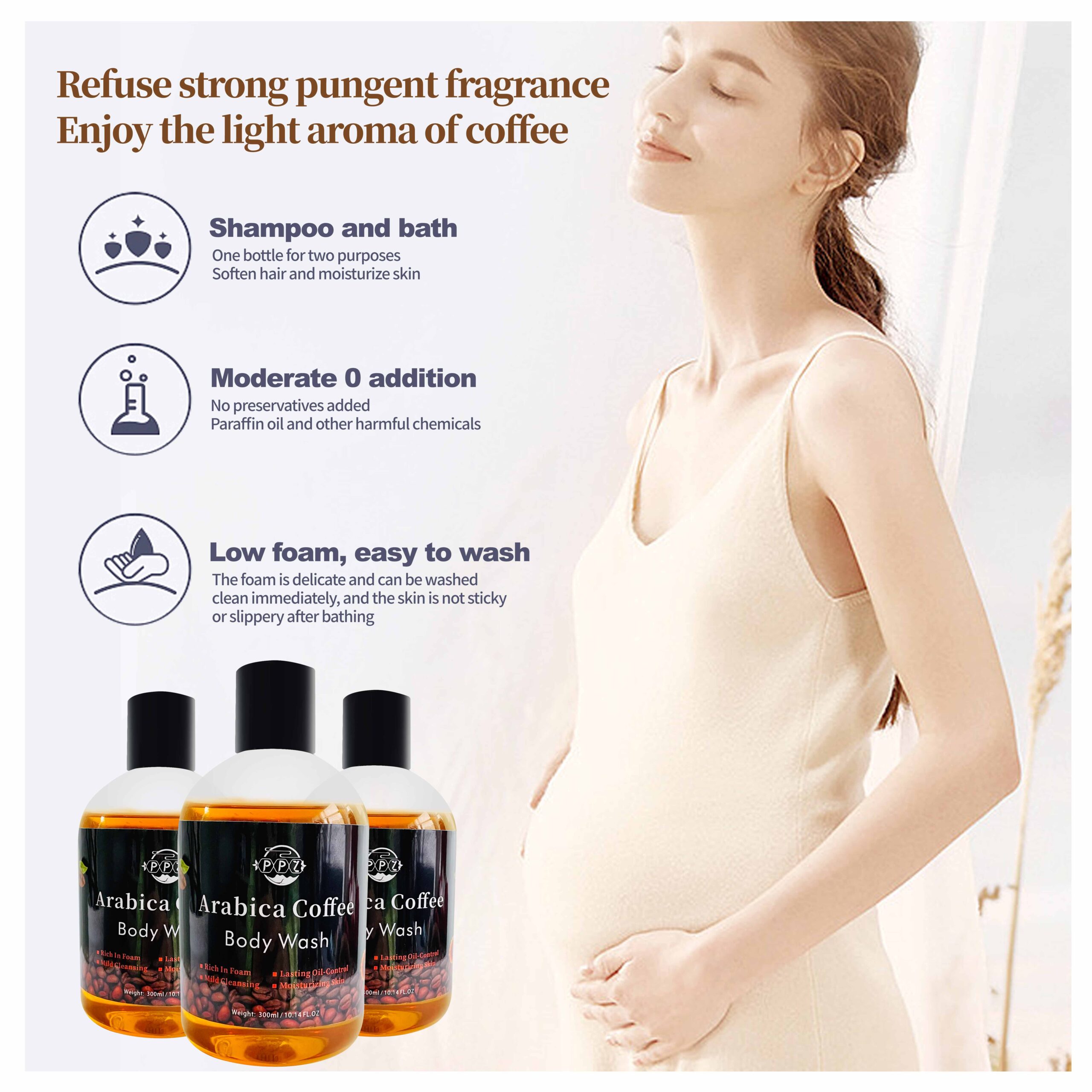 300ml Organic Coffee Shower Gel (3)