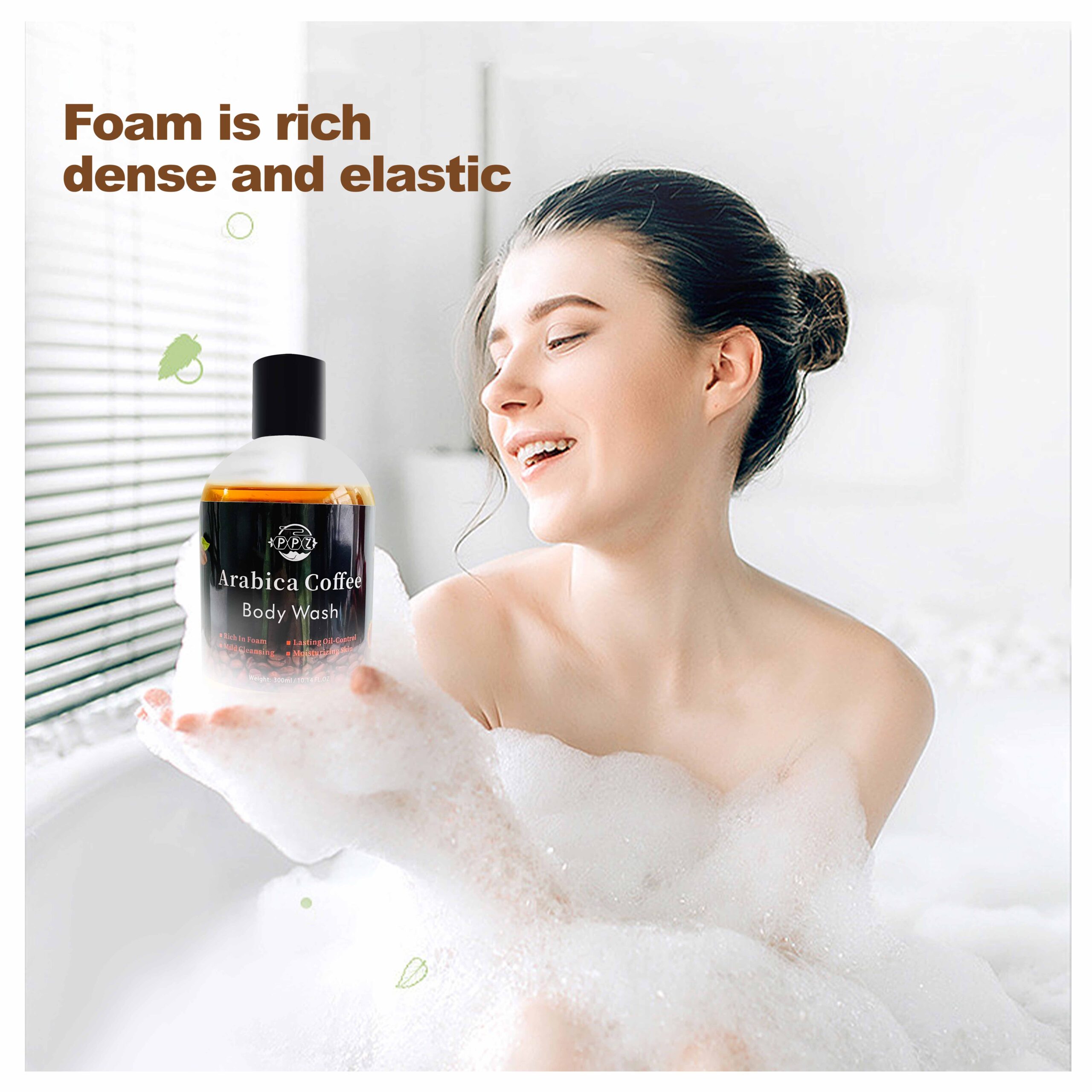 300ml Organic Coffee Shower Gel (4)