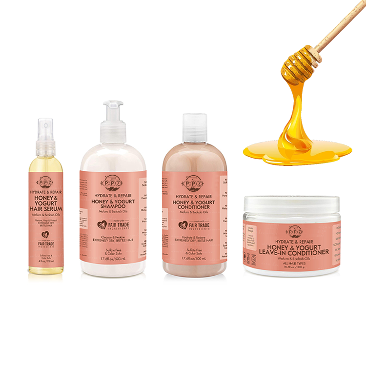 500ml Honey Yogurt Shampoo Conditioner Set (1)