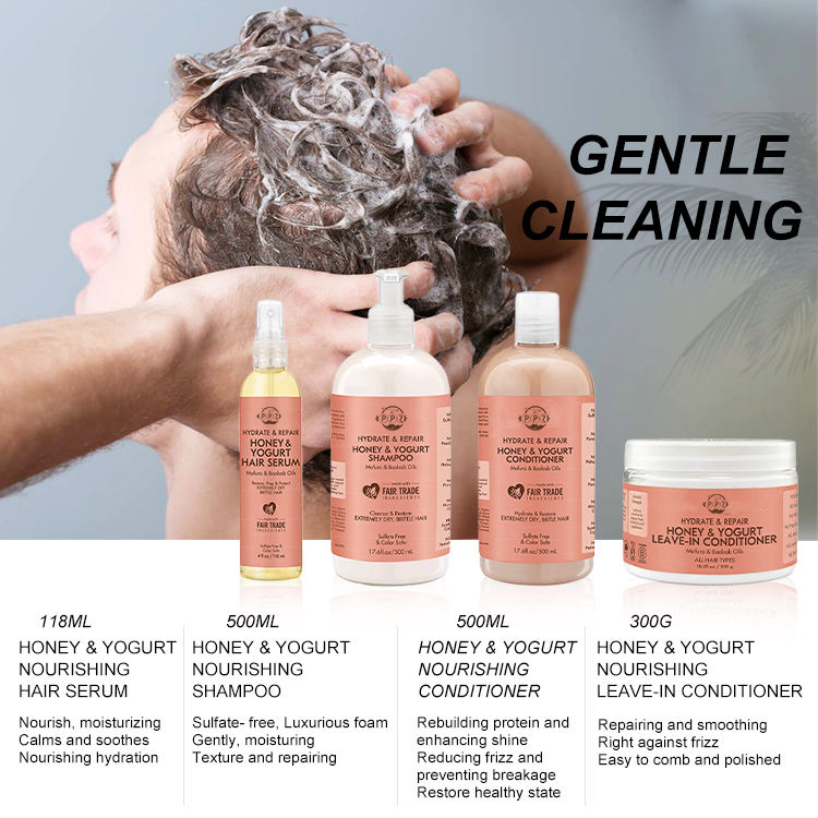500ml Honey Yogurt Shampoo Conditioner Set (2)